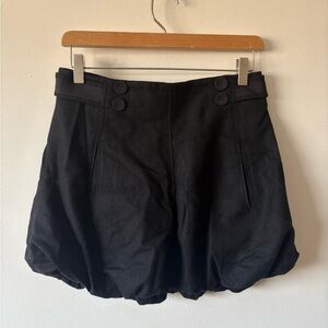 A/X Armani Exchange Black Bubble Skirt